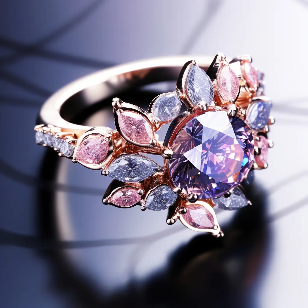 Awe-Inspiring Designs: Cluster Engagement Rings