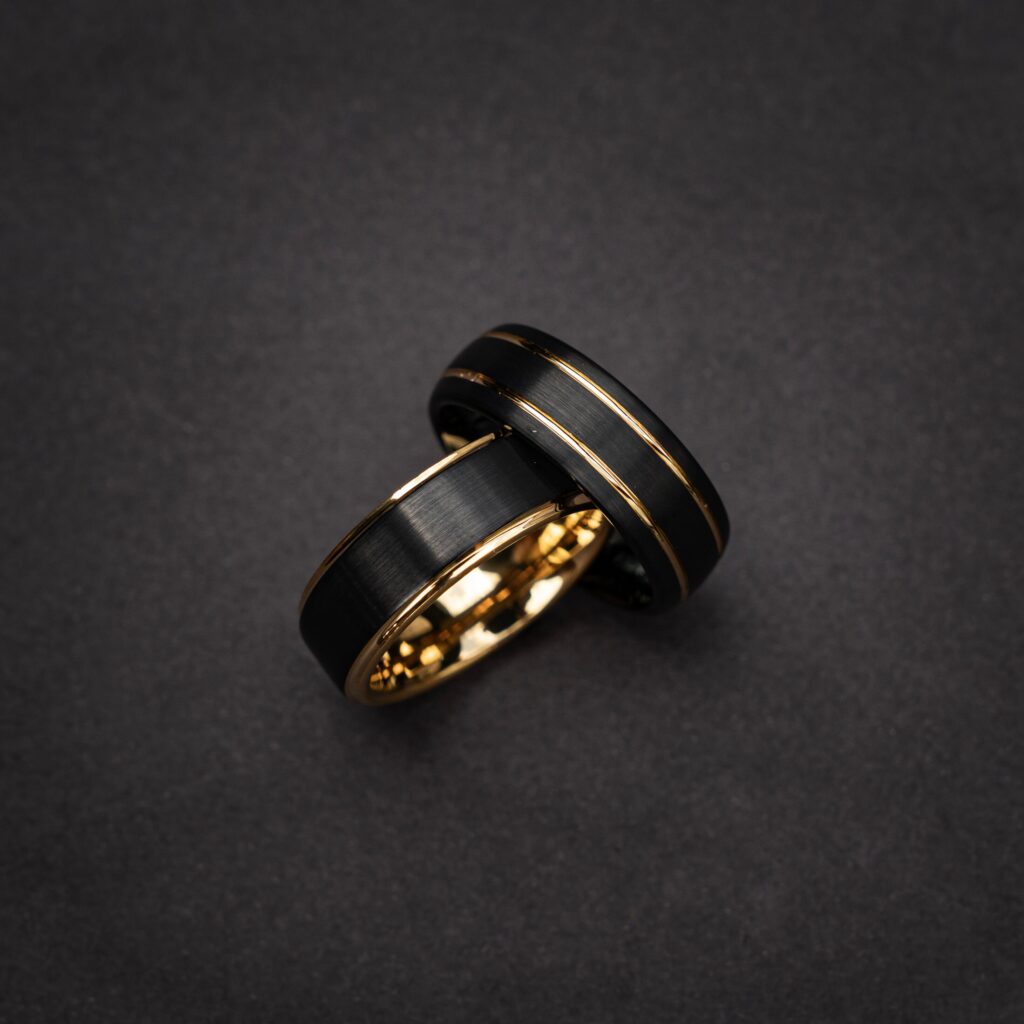 Elyssium Black Diamond Rings